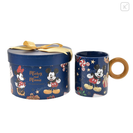 Japan Disney Store Mug Set - Mickey & Minnie : Christmas Holiday Season Collection - 2