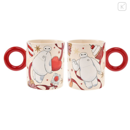 Japan Disney Store Mug Set - Baymax : Christmas Ivory Holiday Season Collection - 1