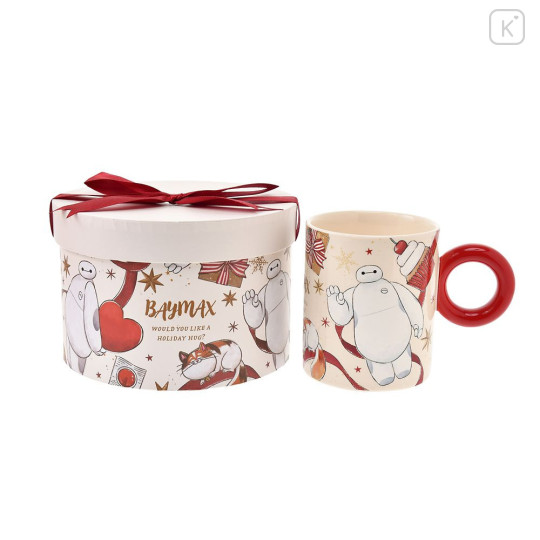 Japan Disney Store Mug Set - Baymax : Christmas Ivory Holiday Season Collection - 2