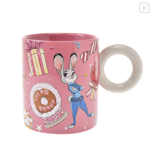 Japan Disney Store Mug Set - Zootopia : Christmas Pink Holiday Season Collection - 3