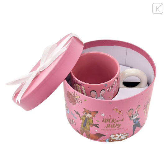Japan Disney Store Mug Set - Zootopia : Christmas Pink Holiday Season Collection - 7