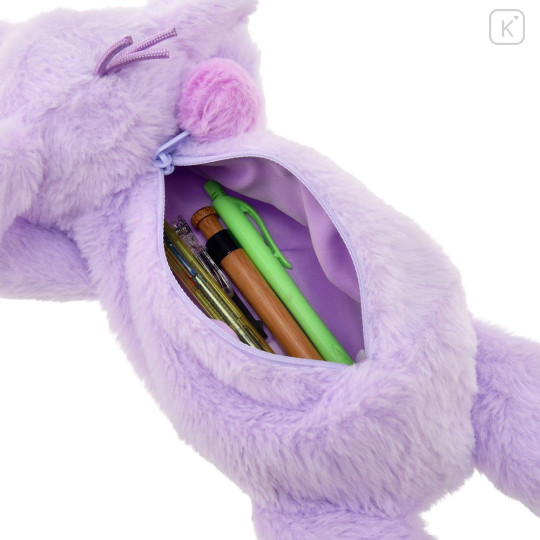 Japan Disney Store Fluffy Plush Pen Case - Winnie the Pooh : Lumpy - 8