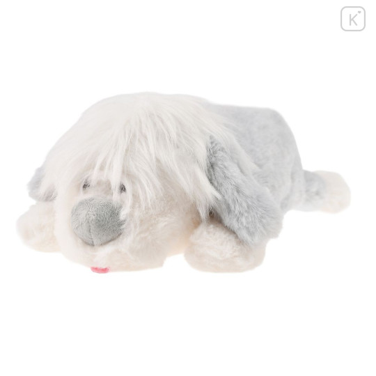 Japan Disney Store Fluffy Plush Pen Case - The Little Mermaid : Dog Max Laying Down - 1