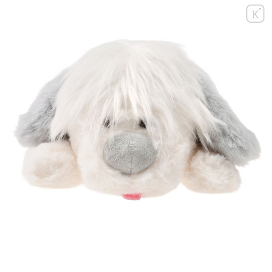 Japan Disney Store Fluffy Plush Pen Case - The Little Mermaid : Dog Max Laying Down - 2