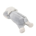 Japan Disney Store Fluffy Plush Pen Case - The Little Mermaid : Dog Max Laying Down - 4