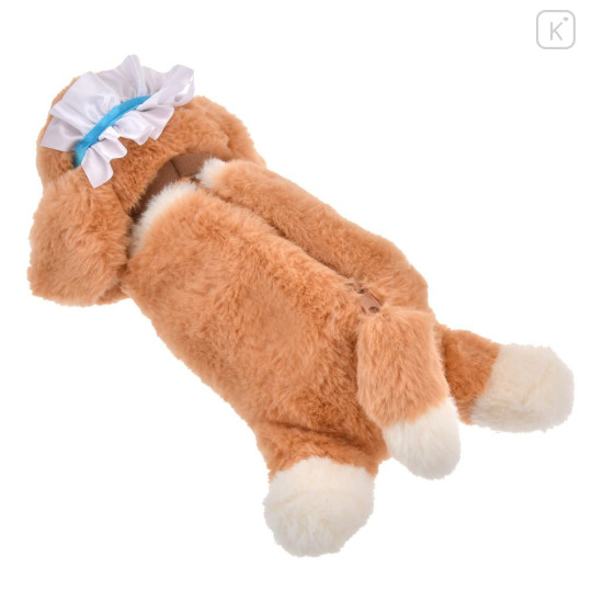 Japan Disney Store Fluffy Plush Pen Case - Peter Pan : Dog Nana Laying Down - 4