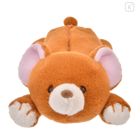 Japan Disney Store Fluffy Plush Pen Case - Peter Pan : Teddy Bear Laying Down - 2