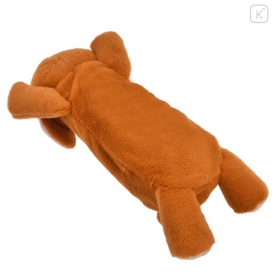 Japan Disney Store Fluffy Plush Pen Case - Peter Pan : Teddy Bear Laying Down - 6