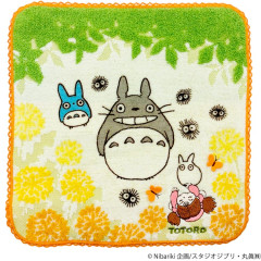 Japan Ghibli Embroidery Mini Towel Handkerchief - My Neighbor Totoro : Mei-chan Colorful