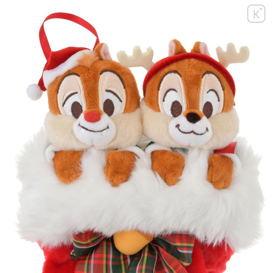 Japan Disney Store Cookie & Boot Mascot - Chip & Dale : Christmas 2025 Crunch Chocolate - 2