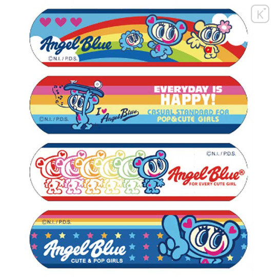 Japan Angel Blue Boxed Adhesive Bandage - Rainbow - 2