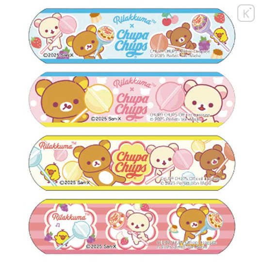 Japan San-X Boxed Adhesive Bandage - Rilakkuma : Chupa Chups - 2