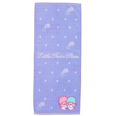 Japan Sanrio Jacquard Face Towel - Little Twin Stars : Purple