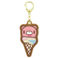 Japan Gloomy Bear Embroidered Patch Mascot Bag Charm Keychain - Ice Cream - 1
