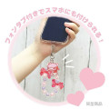 Japan Gloomy Bear Beaded Hand Strap Phone Charm - Purple - 2