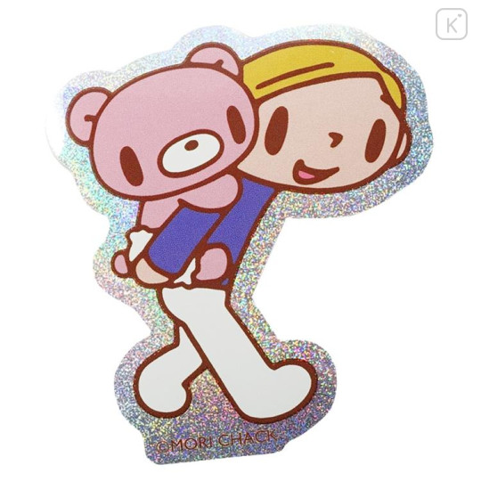 Japan Gloomy Bear Vinyl Sticker - Carrying Baby Glitter - 1