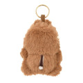 Japan Disney Store Eco Shopping Bag & Mascot Pouch - Chip : Fur Bag Charm - 4
