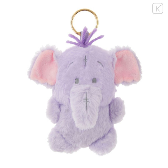 Japan Disney Store Eco Shopping Bag & Mascot Pouch - Winnie the Pooh : Lumpy Fur Bag Charm - 3