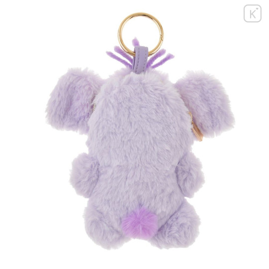 Japan Disney Store Eco Shopping Bag & Mascot Pouch - Winnie the Pooh : Lumpy Fur Bag Charm - 4