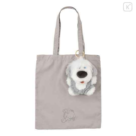 Japan Disney Store Eco Shopping Bag & Mascot Pouch - The Little Mermaid : Dog Max Fur Bag Charm - 1