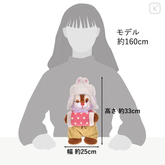 Japan Disney Store Plush Toy - Dale : Cozy Winter Look - 6