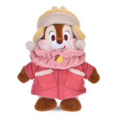 Japan Disney Store Plush Toy - Chip : Cozy Winter Look