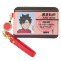 Japan Haikyuu Pass Case Card Holder & Reel - Kuroo Tetsurou Student ID - 1
