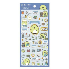 Japan San-X Gold Foil Clear Seal Sticker - Sumikko Gurashi : Sumikko's Favorite Penguin?