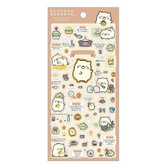 Japan San-X Gold Foil Clear Seal Sticker - Sumikko Gurashi : Sumikko's Favorite Neko