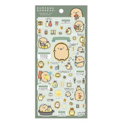 Japan San-X Gold Foil Clear Seal Sticker - Sumikko Gurashi : Sumikko's Favorite Tonkatsu Fried Pork