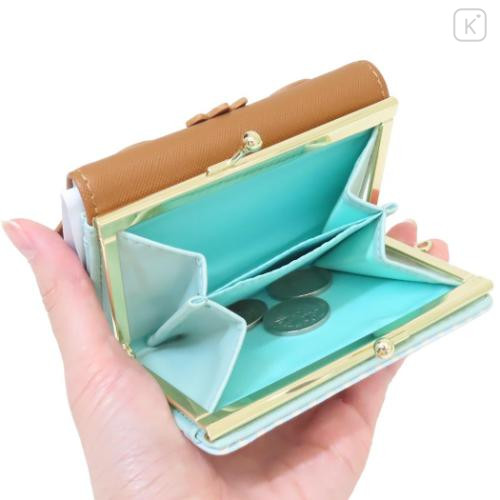 Japan Sanrio Clasp Trifold Wallet - Sugarbunnies : Kurosawa Stripe - 5