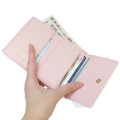 Japan Sanrio Clasp Trifold Wallet - Cogimyun : Pink - 3