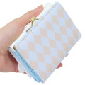 Japan Sanrio Clasp Trifold Wallet - Cinnamoroll : White Blue - 2