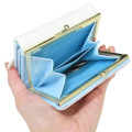 Japan Sanrio Clasp Trifold Wallet - Cinnamoroll : White Blue - 5