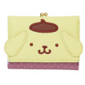 Japan Sanrio Clasp Trifold Wallet - Pompompurin : Classic Face - 1