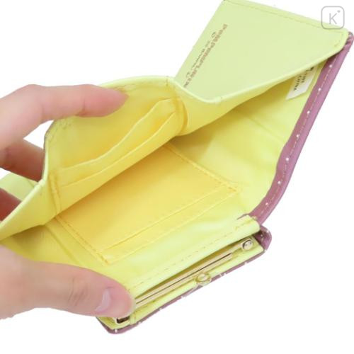 Japan Sanrio Clasp Trifold Wallet - Pompompurin : Yellow Brown - 4