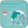Japan Pokemon Petit Towel Handkerchief - Bulbasaur : Star Pokeball - 1