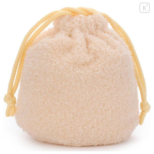 Japan Pokemon Plush Drawstring Bag - Rowlet : Pokepeace Face - 4