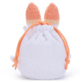 Japan Pokemon Plush Drawstring Bag - Scorbunny : Pokepeace Face - 4