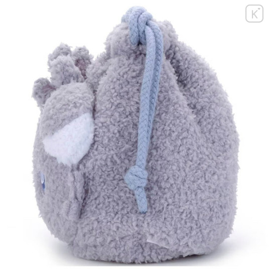 Japan Pokemon Plush Drawstring Bag - Espurr : Pokepeace Face - 3