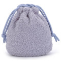 Japan Pokemon Plush Drawstring Bag - Espurr : Pokepeace Face - 4