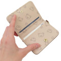 Japan San-X Bifold Pass Case Card Holder with Reel - Rilakkuma : Face - 3
