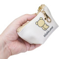 Japan San-X Triangular Mini Pouch - Rilakkuma : Face Pale Brown - 2