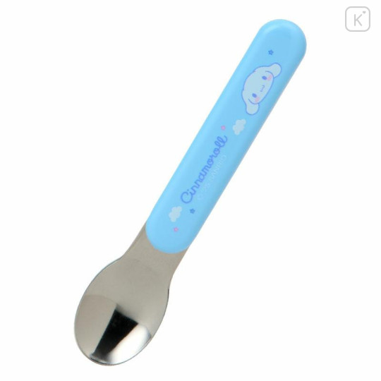 Japan Sanrio Original Bento Lunch Cutlery Set Spoon Fork Chopstick - Cinnamoroll : Sky Blue - 4