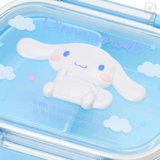 Japan Sanrio Original Bento Lunch Box 360ml - Cinnamoroll : Blue Sky - 2