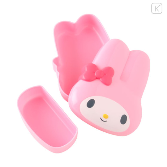 Japan Sanrio Original Face-shaped Lunch Box - My Melody - 2