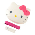 Japan Sanrio Original Face-shaped Lunch Box - Hello Kitty - 1