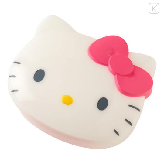 Japan Sanrio Original Face-shaped Lunch Box - Hello Kitty - 3