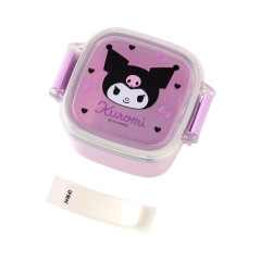 Japan Sanrio Original Bento Lunch Box 160ml - Kuromi : Purple Ribbon