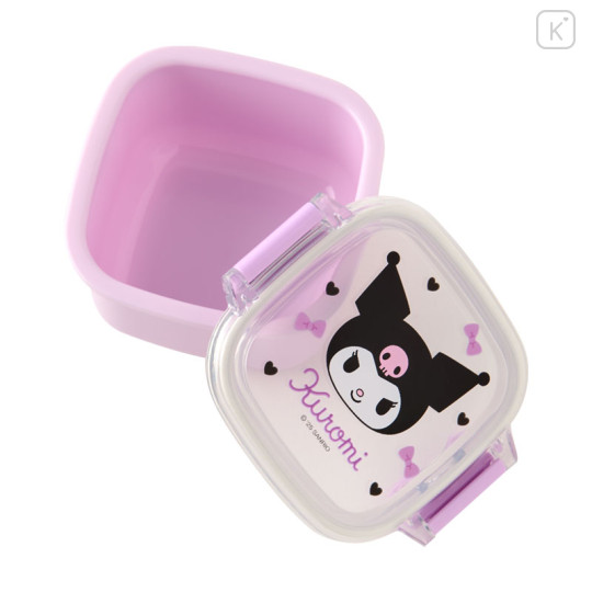 Japan Sanrio Original Bento Lunch Box 160ml - Kuromi : Purple Ribbon - 2